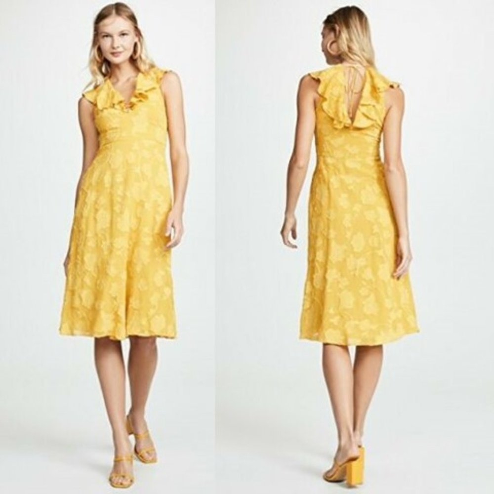 NWT Joie Adella Floral Ruffled Midi Dress